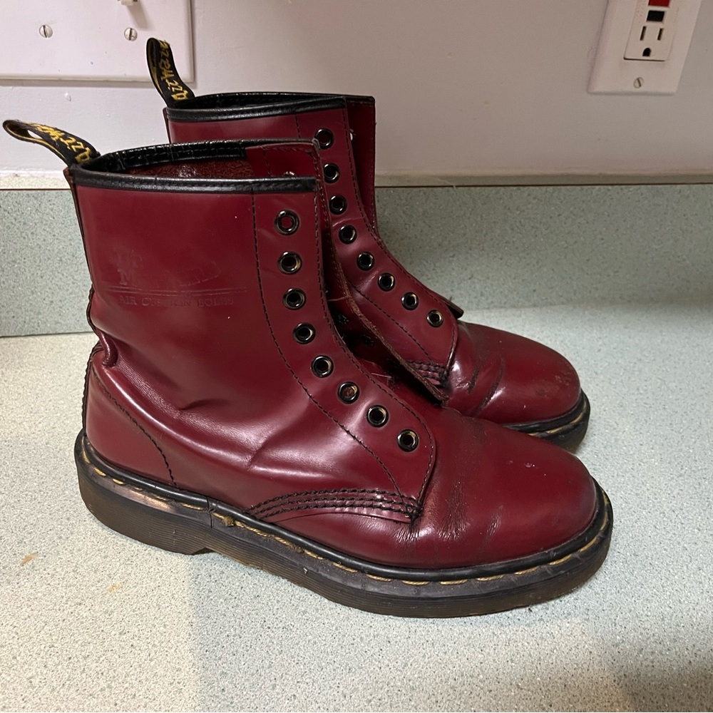 Dr. Martens boots color ox blood size 5, women’s 7